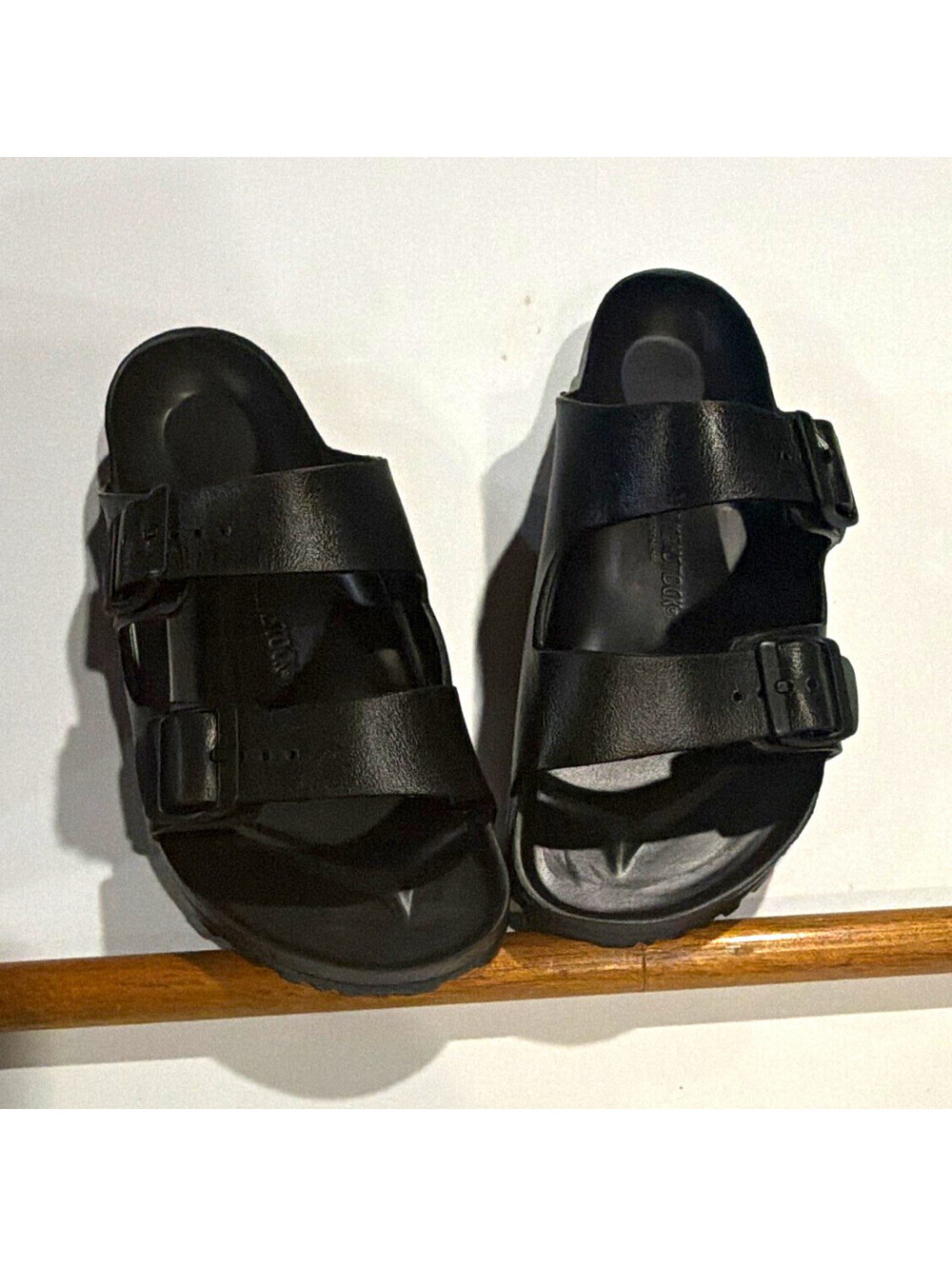 Birkenstock Arizona EVA Slide Sandals Black EU 41 US 8-M 10-W Regular Buckle